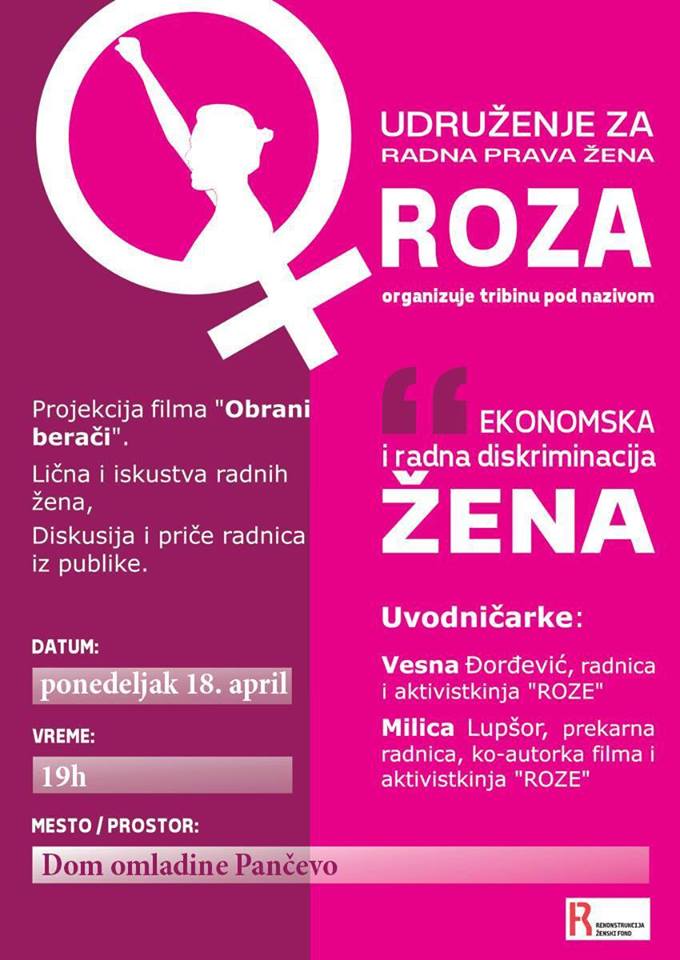 tribina roza luksemburg plakat
