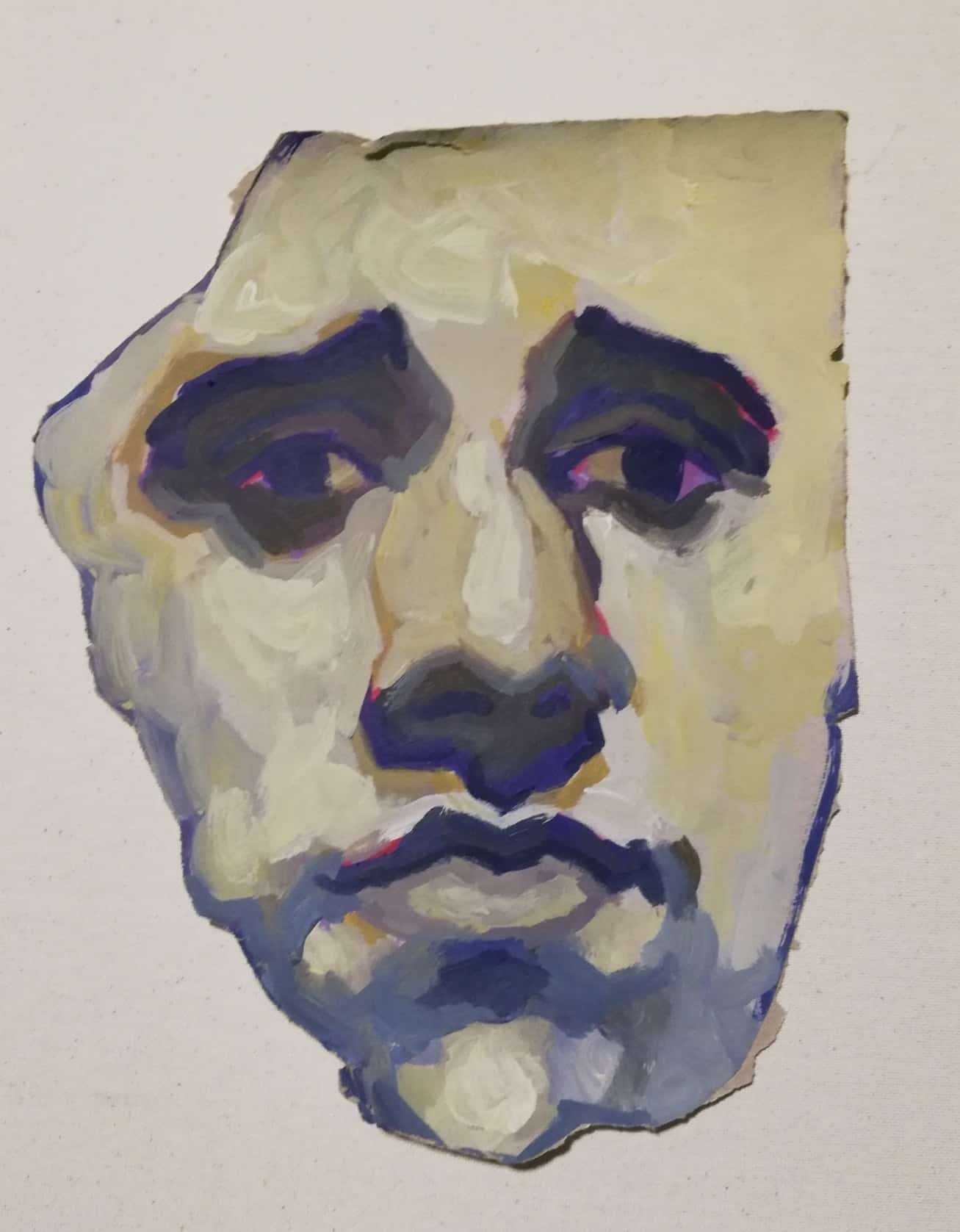 Autoportret uljane boje na platnu Uroš Predić