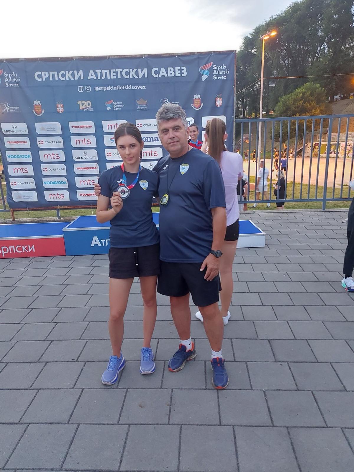 Sanja Marić sa trenerom 2026