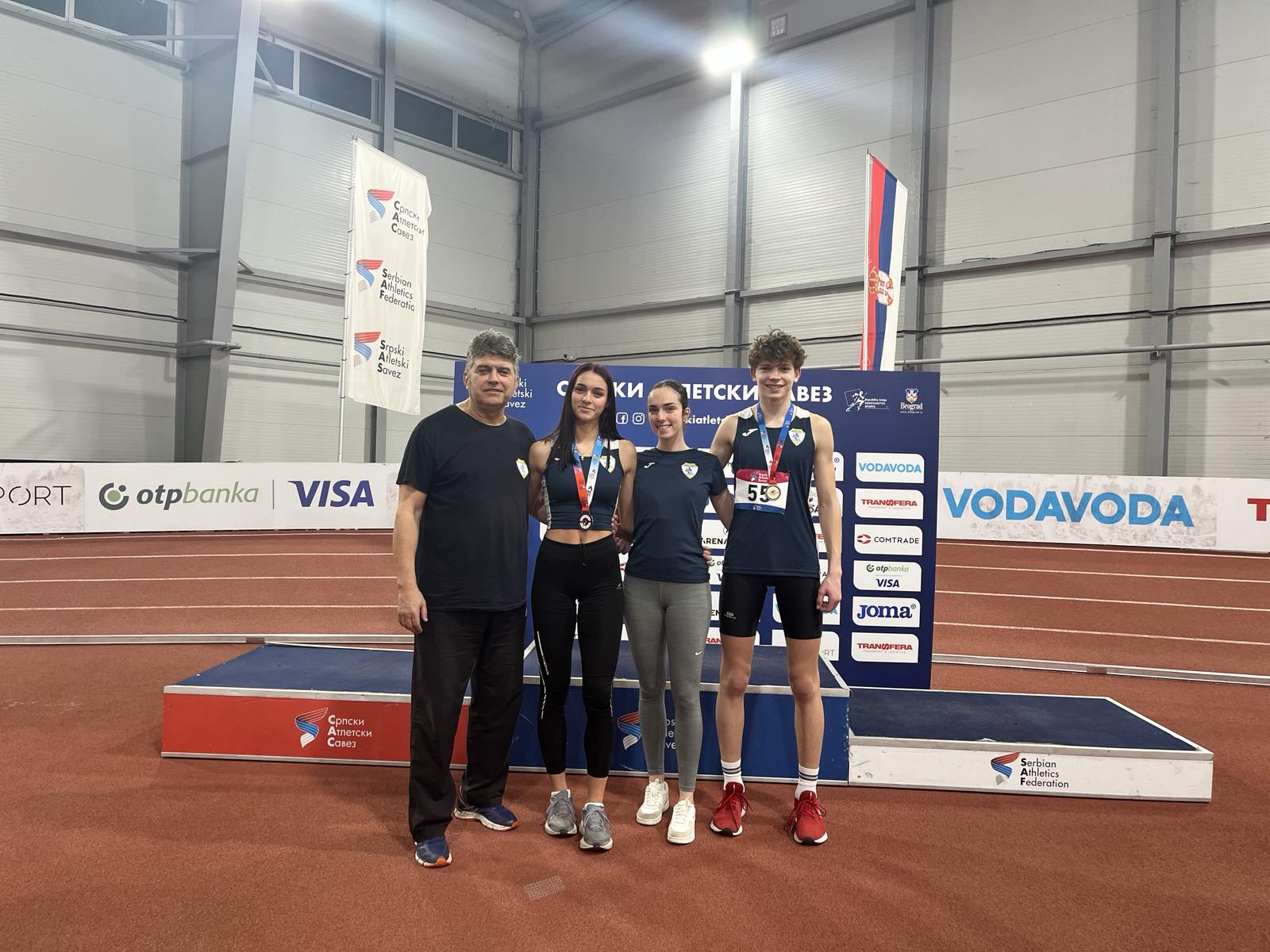 Екипа АК Динамо Панчево у дворани