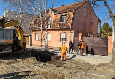 U toku je rekonstrukcija u Ulici Branka Radičevića u Pančevu
