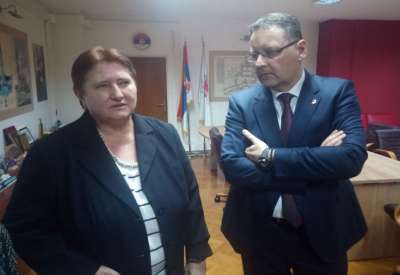 Ovo je prva zvanična poseta ambasadorke Slovačke Dagmar Repčekove Gradskoj upravi grada Pančeva, a domaćin joj je bio gradonačelnik Saša Pavlov