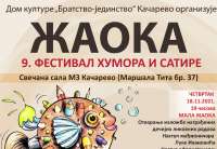 Festival humora i satire „Žaoka“ 18. i 19. novembra u Kačarevu