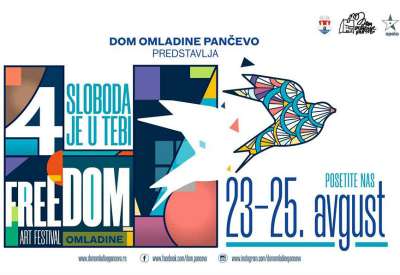 4. FreeDom Art festival trajaće od 23. do 25. avgusta