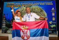 Ivana Orlović i Janez Kranjc, predstavnici Srbije na evropskom takmičenju u podvodnoj fotografiji u Španiji