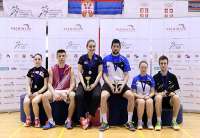 Osvajači medalja na badminton turniru u Novom Sadu