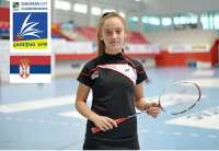 Anđela Vitman iz Pančeva, članica reprezentacije Srbije u badmintonu