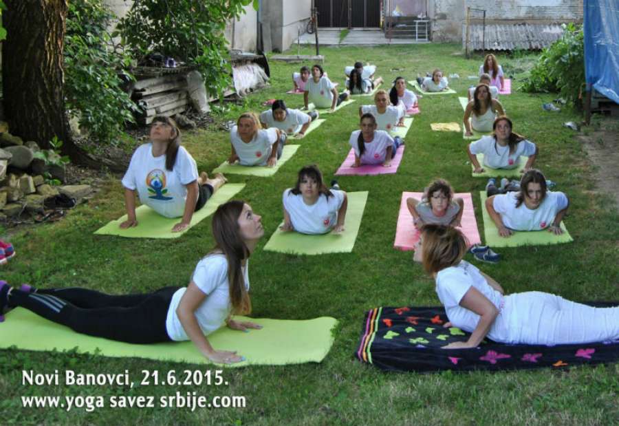 Detalj sa prošlogodišnjeg obeležavanja Dana joge u Srbiji