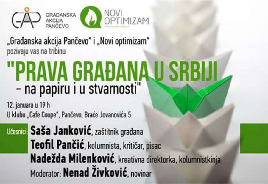 Tribina „Prava građana u Srbiji – na papiru i stvarnosti“