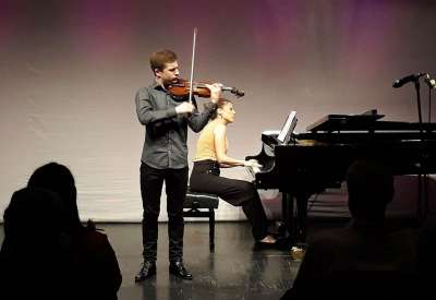 Prvi solistički koncert violinista Đorđe Grba održao je u rodnom Pančevu