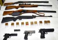 Pripadnici Ministarstva unutrašnjih poslova u Pančevu, u četiri odvojene akcije, zaplenili su oružje i municiju i, po nalogu nadležnih tužilaštava