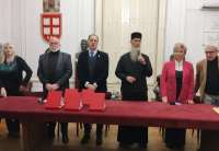Svečanost je blagoslovio otac Arsenije, nastojatelj manastira Ribnica