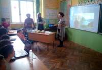 Učiteljica III-2 Gorica Rakidžić pripremila je za đake uvodno predavanje o Svetskom danu zaštite voda i lepotama Dunava
