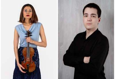 Koncert klasične muzike Ljubice Damčević i Nikole Vidojevića u Kulturnom centru Pančeva