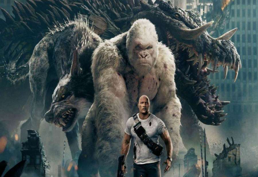 Glavni glumac Dvejn Džonson se bori protiv gigantskih čudovišta! Film je inspirisan videoigricom iz 1980-ih.