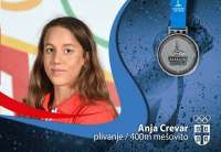 Anja Crevar osvojila je srebro u disciplini 400 metara mešovito, sa rezultatom 4:40.62