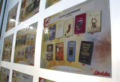 Prigodna izložba povodom 75 godina postojanja izdavačke delatnosti u NIU Libertatea upriličena je u Gradskoj biblioteci u Pančevu