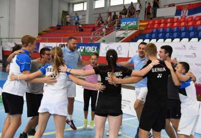 Radost srpskog tima na Balkanskom prvenstvu u badmintonu