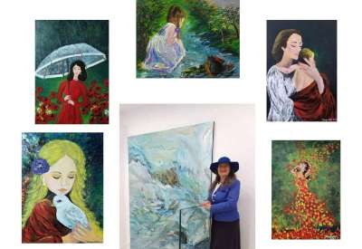 Izložba slika Dragojle Lacković iz Pančeva biće svečano otvorena u četvrtak, 23. oktobra u 18 časova u prostorijama Doma omladine Kačarevo