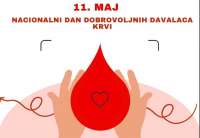 Akcija davanja krvi u Pančevu 11. maja od 9 do 12 sati