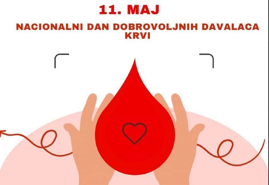 Akcija davanja krvi u Pančevu 11. maja od 9 do 12 sati