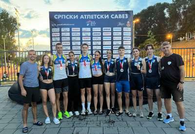 Takmičari AK Dinamo iz Pančeva na takmičenju u Kraljevu