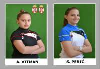 Sanja Perić i Anđela Vitman iz Pančeva, članice reprezentacije Srbije u badmintonu