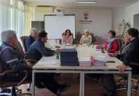 Radni sastanak u Gradskoj upravi Pančevo sa izvođačima radova za zgradu Zavoda za javno zdravlje u Pančevu