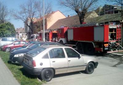 Požar u Karađorđevoj ulici gasile su dve ekipe