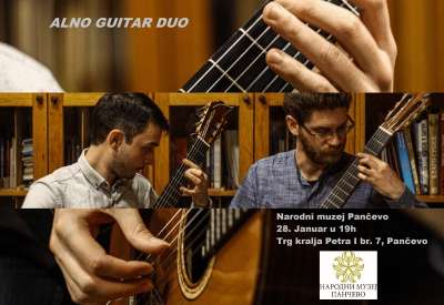 Gitarski duo &quot;Alno&quot; održaće koncert 28. januara u 19 časova