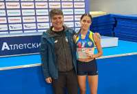 Trener Ljupčo Cvetkoski i atletičarka Ksenija Mrkela