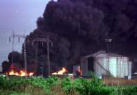 Pogođena Rafinerija nafte u Pančevu 1999. godine