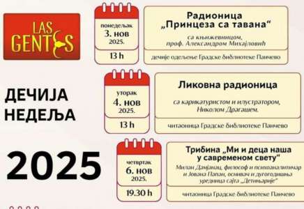 „Las Hentes dečja nedelja“ u Biblioteci u Pančevu
