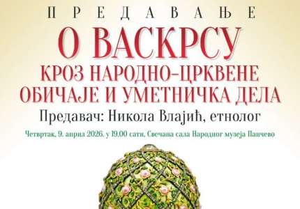 Predavanje o uskršnjim običajima 9. aprila u Narodnom muzeju Pančevo