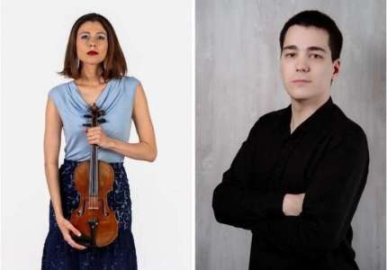 Koncert klasične muzike Ljubice Damčević i Nikole Vidojevića u Kulturnom centru Pančeva