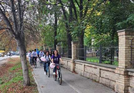 U Pančevu organizovana biciklistička vožnja „Daj pedalu raku“