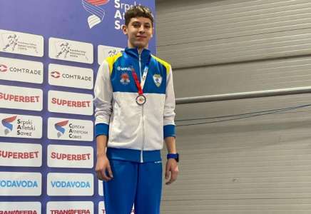 AK Dinamo Pančevo: Novak Perišić osvojio bronzanu medalju na 2.000 metara