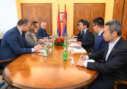 Sastanak Maje Gojković i rukovodstva kompanije PowerChina o projektu vetroelektrane „Vetrozelena“ u Pančevu