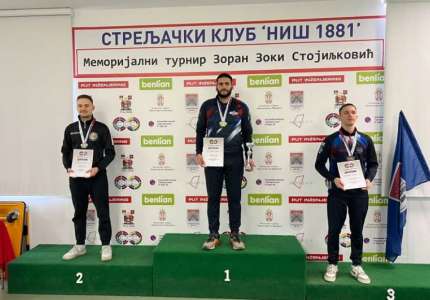 SD "Pančevo 1813" Srebro za Rakonjca i bronza za ekipu pištoljaša na Prvenstvu Srbije u Nišu