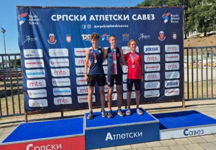 Ognjen Stojanović vicešampion Srbije u višeboju