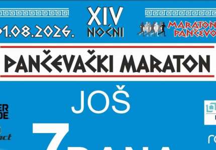 XIV Pančevački noćni maraton 1. avgusta u Narodnoj bašti