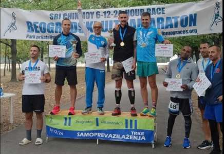 Ultramaratonac Mihal Šulja pobednik ultramaratona u Beogradu