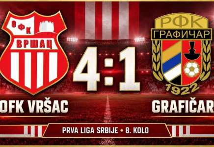 OFK Vršac ubedljiv protiv Grafičara