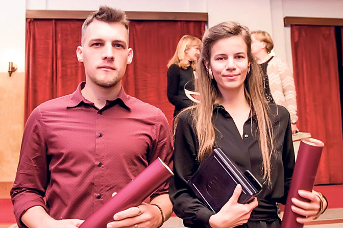 david i bojana na dodeli nagrade foto ranko radovic foto licna arhiva