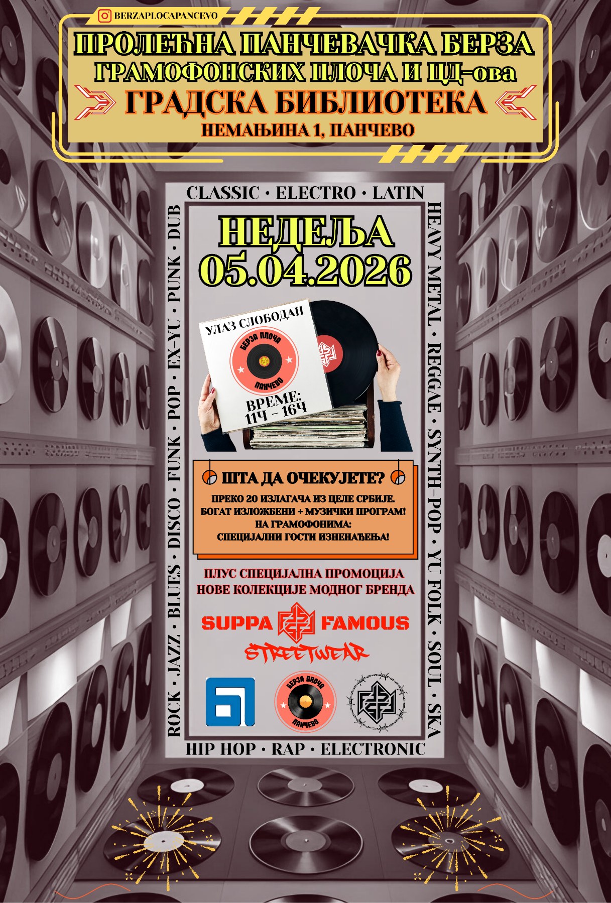 berza ploca 5 april bilbioteka
