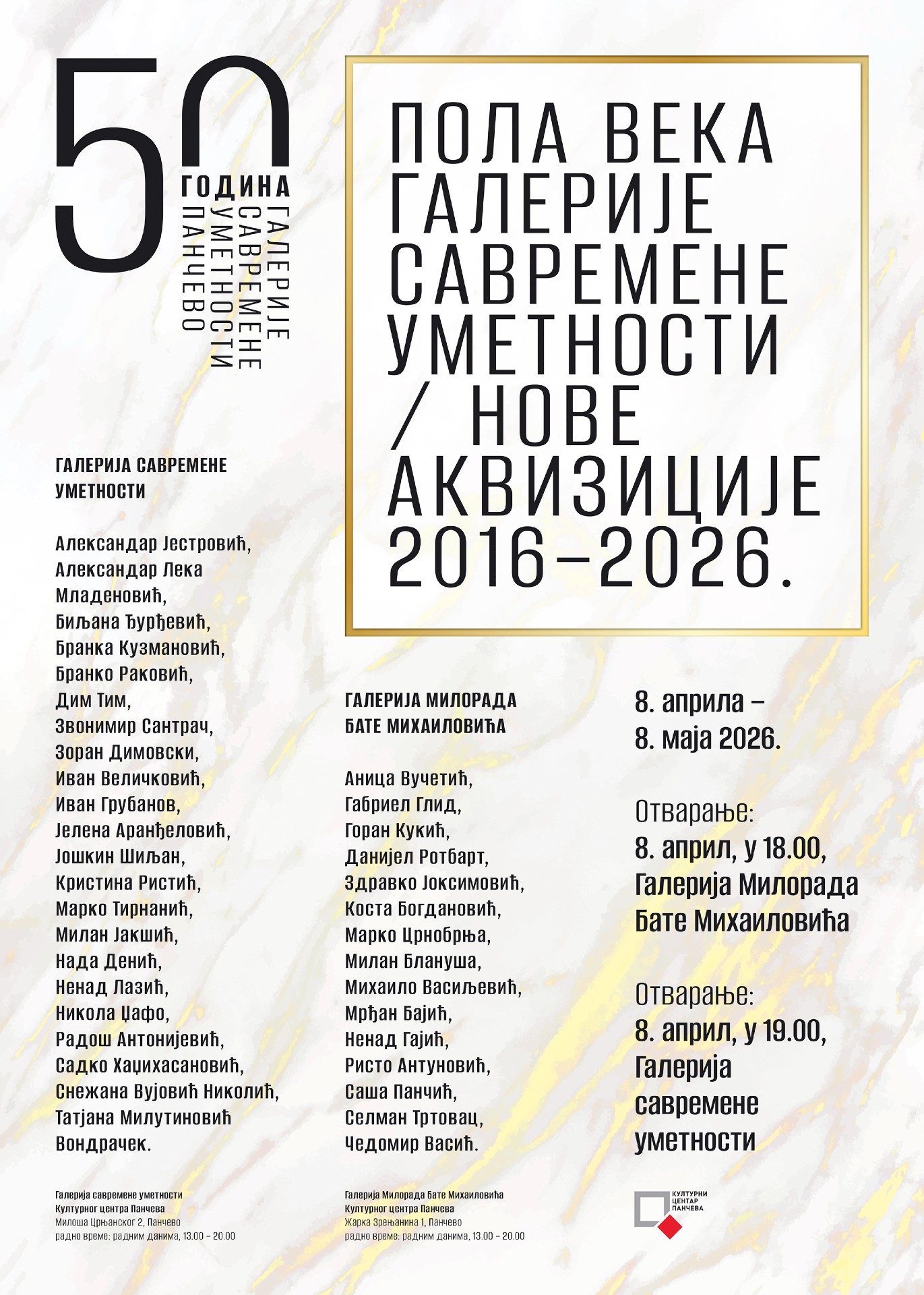 Plakat Akvizicije 2016 2026