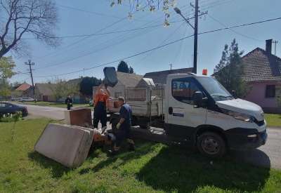 U Starčevu je pretežno bilo starog nameštaja, a u Dolovu i Pančevu baštenskog otpada. Skupljan je sav otpad velikih dimenzija, izuzev građevinskog šuta