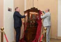 Direktor kompanije Gasprom energoholding Serbia TE-TO Pančevo, Aleksandar Varnavski, svečano je otkrio restauriran i popravljen satni mehanizam, časovnika koji se nalazi na zgradi Magistrata jo&scaron; od 1900. godine
