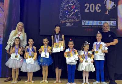 Plesni klub Balerina iz Pančeva osvojio je 18 medalja i to 13 zlatnih i 5 srebrnih
