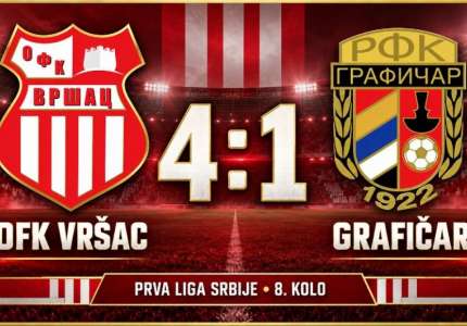 OFK Vršac ubedljiv protiv Grafičara